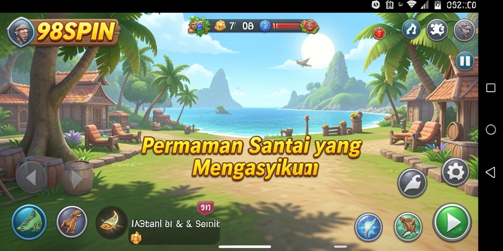 Screenshot utama 98SPIN menampilkan gameplay yang seru dan menarik.