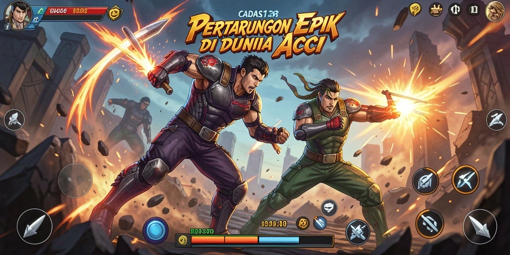Tampilan gameplay menegangkan dari CADAS138 dengan aksi yang mendebarkan.