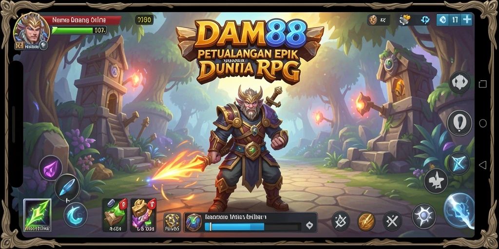 Tampilan gameplay RPG yang mendebarkan dan imersif.